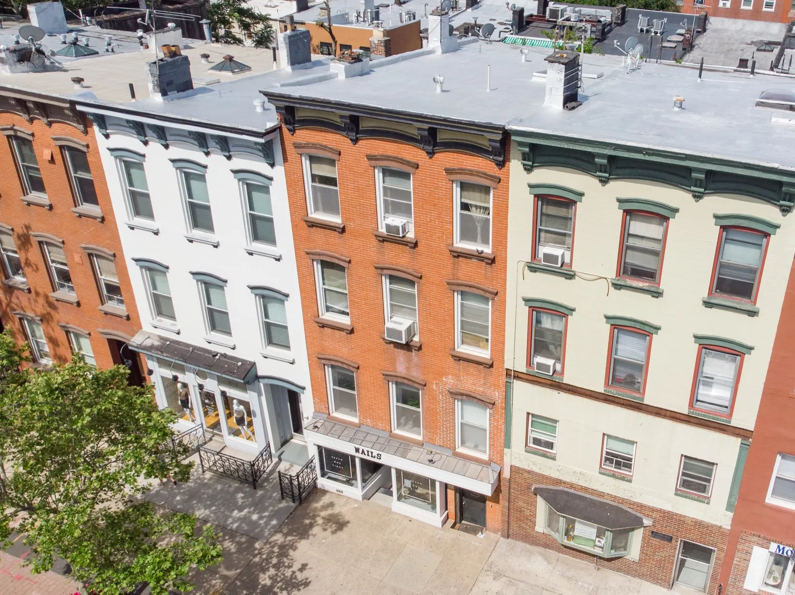 Aerial view of 718 Washington Street